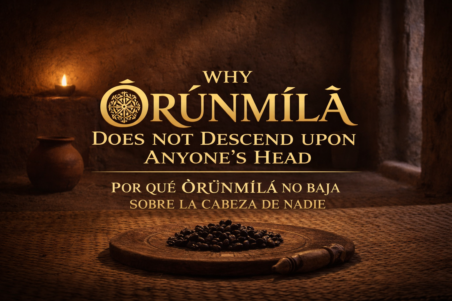 Why Òrúnmìlà does not descend upon anyone’s head
