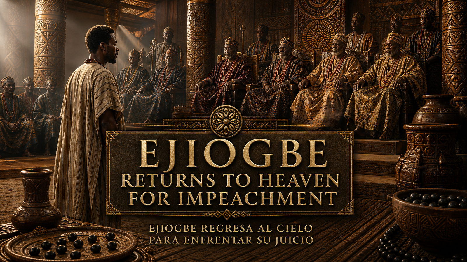 Ejiogbe Returns to Heaven for Impeachment